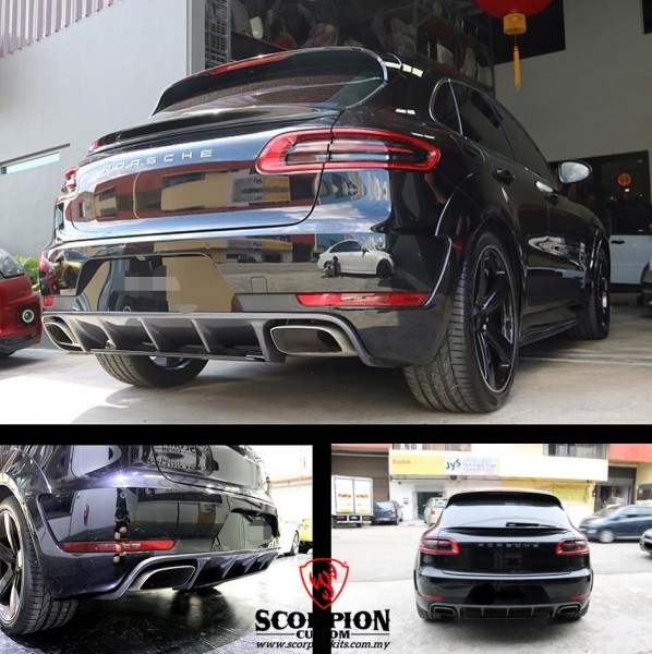 PORSCHE MACAN ( SCORPION ) FRP REAR DIFFUSER ( RL - 5010 )2