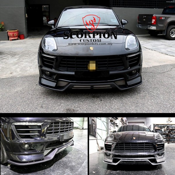 PORSCHE MACAN ( SCORPION ) FRP FRONT LIP 2PCS ( FL - 2080 )3