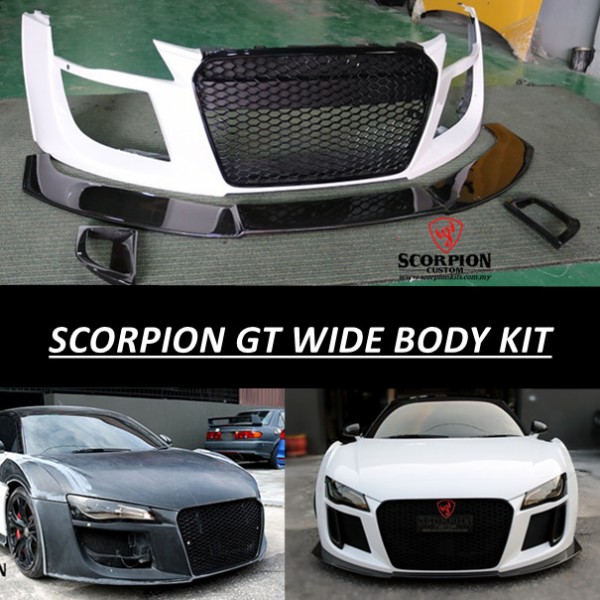 AUDI R8 (SCORPION GT) FRONT BUMPER ( FB - 1074 )2